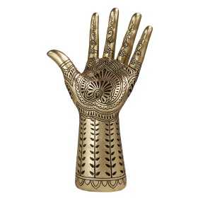 Decorative Figure Signes Grimalt Hand Golden 6 x 21 x 11 cm