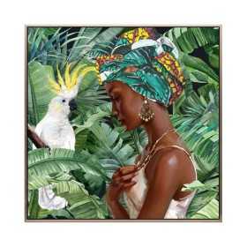 Cadre Signes Grimalt Africaine Peinture 3,5 x 83 x 83 cm