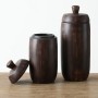 Vase Signes Grimalt Brown Resin 9,5 x 19,5 x 9,5 cm