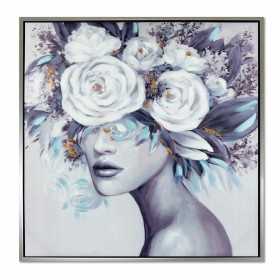 Cadre Signes Grimalt Fleurs Femme Peinture 4,5 x 82 x 82 cm