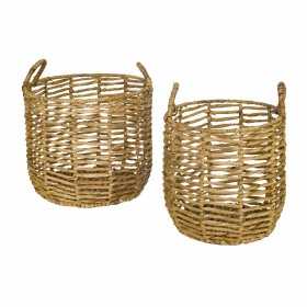 Basket set Signes Grimalt Water hyacinth 43 x 37 x 43 cm (2 Units)