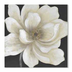 Cadre Signes Grimalt Blanc Fleur Peinture 3 x 60 x 60 cm