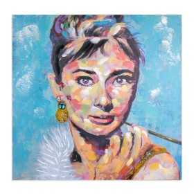 Cadre Signes Grimalt Audrey Hepburn Peinture 3 x 80 x 80 cm