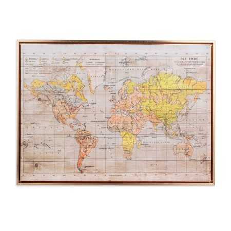 Tavla Signes Grimalt Världskarta Måla 3,5 x 53 x 73 cm