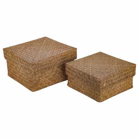 Korb-Set Signes Grimalt Faser 26 x 14,5 x 26 cm (2 Stück)