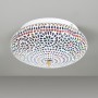 Ceiling Light Signes Grimalt White Blue Glass Crystal 26 x 12 x 26 cm