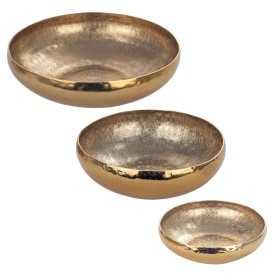 Set of bowls Signes Grimalt Golden 25 x 7 x 25 cm