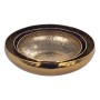 Set of bowls Signes Grimalt Golden 25 x 7 x 25 cm