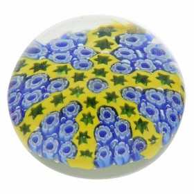 Paperweight Signes Grimalt Yellow Glass Crystal