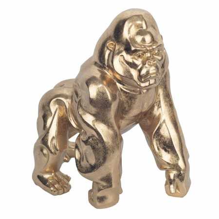 Deko-Figur Signes Grimalt Gorilla Gold 13 x 23 x 21,5 cm