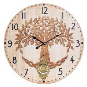 Wall Clock Signes Grimalt Tree Wood 4 x 58 x 58 cm