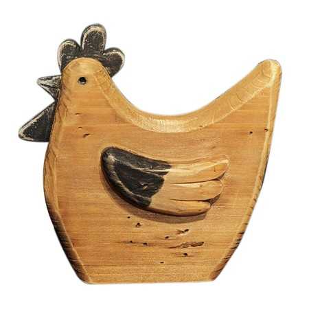 Decorative Figure Signes Grimalt Chicken Brown 5,5 x 19 x 18 cm