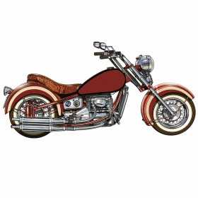 Wall Decoration Signes Grimalt Motorbike 0,1 x 29 x 59 cm