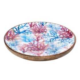 Assiette plate Signes Grimalt Corail Bois 22 x 2,5 x 22 cm