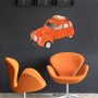 Wall Decoration Signes Grimalt Orange Car 6 x 45 x 70 cm