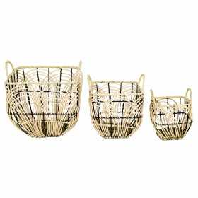 Basket set Signes Grimalt Vegetable fibre 29 x 27 x 29 cm
