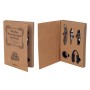 Set of Wine Accessories Signes Grimalt Wood Metal 16 x 2,5 x 23 cm