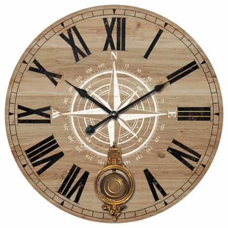 Wall Clock Signes Grimalt MDF Wood 4 x 58 x 58 cm