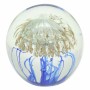 Paperweight Signes Grimalt Blue Jellyfish Glass Crystal