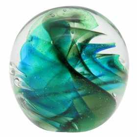 Paperweight Signes Grimalt Blue Green Glass Crystal