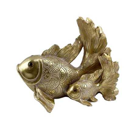 Decorative Figure Signes Grimalt Fish 14 x 14 x 20 cm