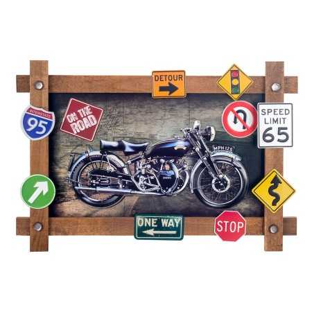 Wall Decoration Signes Grimalt Motorbike 4 x 40 x 60 cm