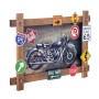 Väggdekoration Signes Grimalt Motorcykel 4 x 40 x 60 cm