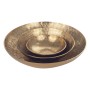 Set of bowls Signes Grimalt Golden 20,5 x 4,5 x 20,5 cm
