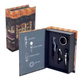 Set d'Accessoires pour Vin Signes Grimalt Bois Métal 14,5 x 5 x 20 cm