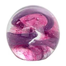 Paperweight Signes Grimalt Purple Glass Crystal