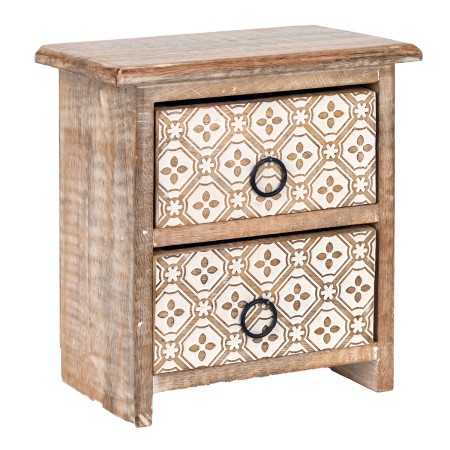 Jewelry box Signes Grimalt Brown Wood 11,5 x 21,5 x 20,5 cm