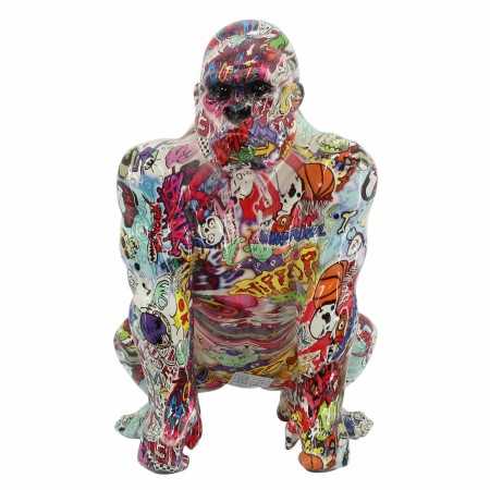Prydnadsfigur Signes Grimalt Gorilla Multicolour 19,5 x 30,5 x 20,5 cm