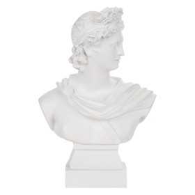 Figurine Décorative Signes Grimalt Buste Blanc 14,5 x 39,5 x 27 cm