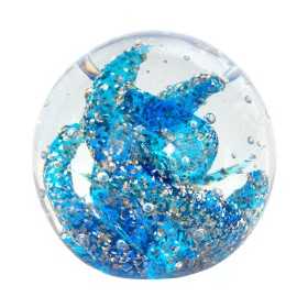 Paperweight Signes Grimalt Blue Glass Crystal