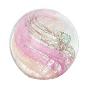Paperweight Signes Grimalt Pink Glass Crystal