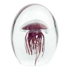 Paperweight Signes Grimalt Jellyfish Purple Glass Crystal