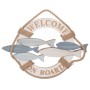 Décoration murale Signes Grimalt Welcome Poissons 3 x 29,5 x 40 cm