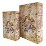 Set de boîtes décoratives Signes Grimalt Livre Oiseaux Bois MDF 7 x 27 x 18 cm