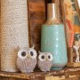Decorative Figure Signes Grimalt Owl Grey 6 x 12 x 10 cm