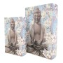 Set dekorativer Karten Signes Grimalt Buch Buddha Holz MDF 7 x 27 x 18 cm