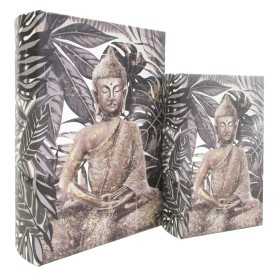 Set de boîtes décoratives Signes Grimalt Livre Buda Bois MDF 7 x 27 x 18 cm