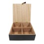 Box for Infusions Signes Grimalt Buddha MDF Wood 20 x 7 x 20 cm
