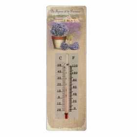 Miljötermometer Signes Grimalt Lavendel Metall 0,5 x 25 x 8 cm