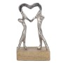 Figurine Décorative Signes Grimalt Coeur Couple 6,5 x 17 x 10,5 cm