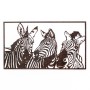 Väggdekoration Signes Grimalt Zebra 1 x 53 x 92 cm
