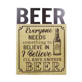 Wall Decoration Signes Grimalt Beer 0,5 x 40 x 30,5 cm