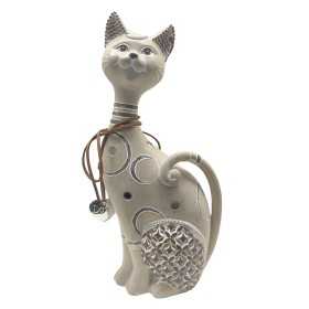 Figurine Décorative Signes Grimalt Chat Gris 6 x 28 x 12 cm