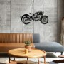 Wanddekoration Signes Grimalt Motorrad Schwarz 3,5 x 47,5 x 97 cm