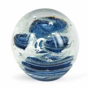 Paperweight Signes Grimalt Blue Navy Blue Glass Crystal