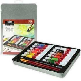 Sats med vattenfärger Royal & Langnickel Essentials 16 Delar Multicolour
